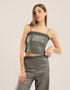 Short bushier with thin adjustable straps